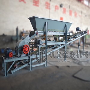 給料（liào）破碎（suì）輸送一體機發貨圖片_發往甘肅平涼_破碎煤