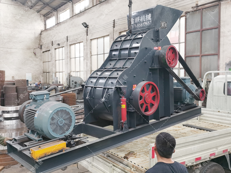 SCF600x600雙級粉碎機發貨圖片_發往福建南平_破碎建築垃圾